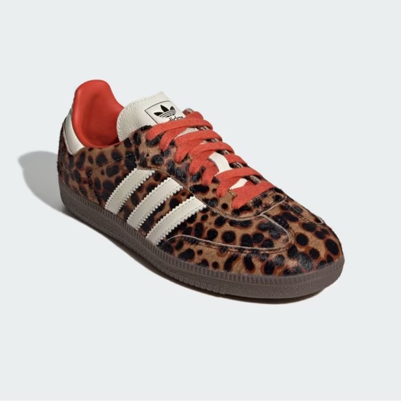 adidas Shoes - Adidas Samba OG Women’s animal print pony sneaker 9.5